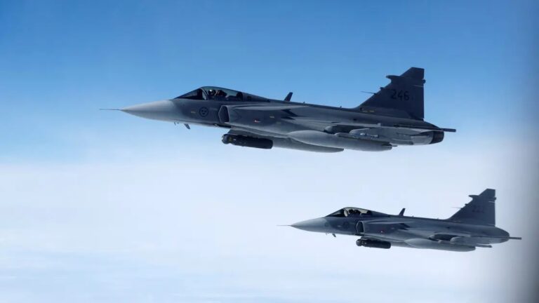 Sweden Should Send Gripen Fighter Jets to Ukraine, Opposition Leader Says